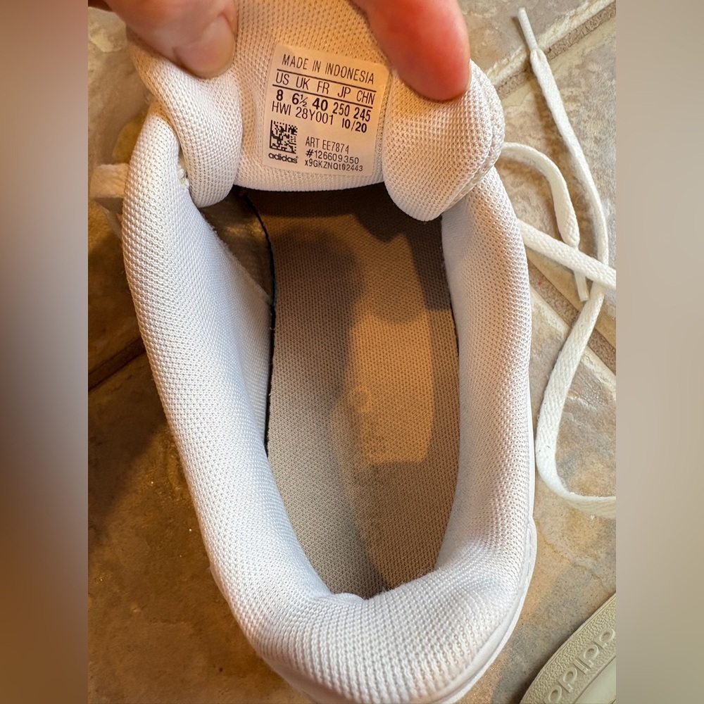 Adidas Classic White Leather Sneakers - Picture 12 of 14